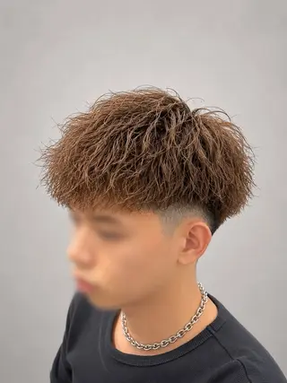 ショート パーマ メンズ 🖤Ayumi🖤 メンズ特化❤️‍🔥のヘアスタイル