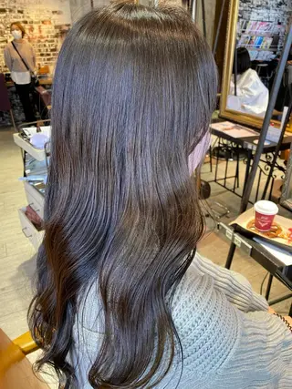 ロング カラー ヘアアレンジ MODE K’s川西 瀧尻光のヘアスタイル