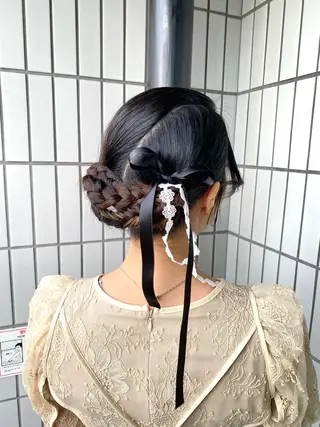 ヘアアレンジ 💫miyu💫デザ インカラー/アレンジのヘアスタイル