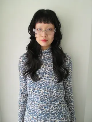 ロング カラー 🐏Yuna＊透明感 ハイトーンカラー✨のヘアスタイル