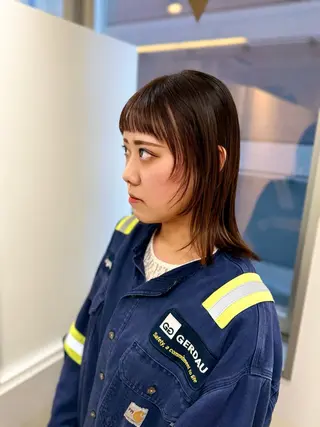 ミディアム 竜太/髪質改善カラ ー/似合わせカットのヘアスタイル