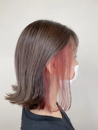 ミディアム カラー 【透明感、艶髪】西村 有司のヘアスタイル