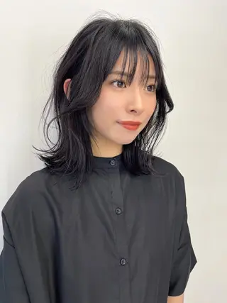 ショート カラー ヘアアレンジ レイヤー/髪質改善 縮毛/ハッシュカットのヘアスタイル