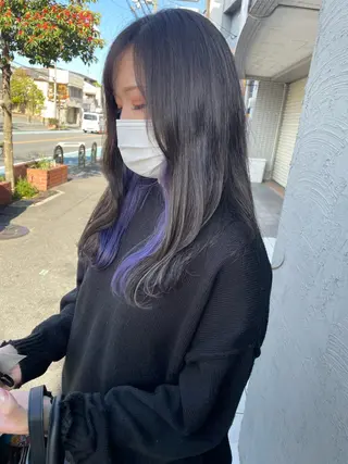 ロング カラー 🫧🍋ダブルカラー 🍋mizuhoのヘアスタイル