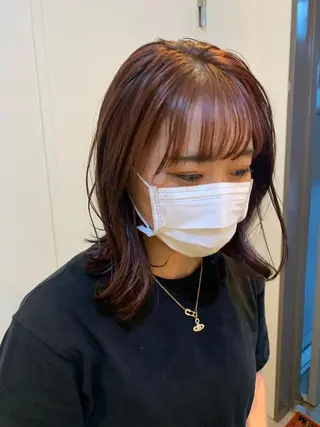 ミディアム カラー AR.MARA サトウヒカルのヘアスタイル