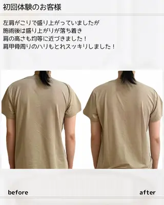 小顔矯正& 慢性肩こり腰痛改善店のエステ・リラクイメージ