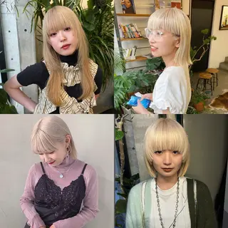 カラー ハッシュカット カシマハヤトのヘアスタイル
