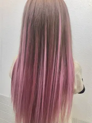 カラー ダブルスキルエクステ /羽エクステ白石宇由のヘアスタイル