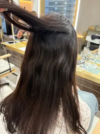 ロング Miu/韓国ヘア/ レイヤーカットのヘアスタイル