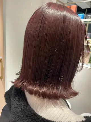ミディアム 透明感カラー/似合わ せカット/大島実加永のヘアスタイル