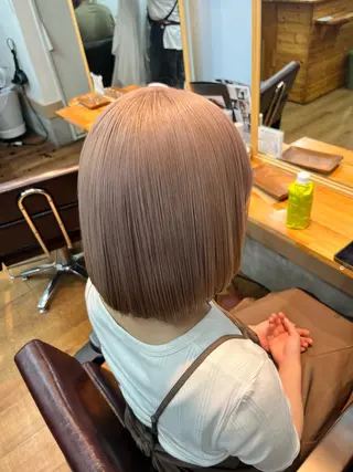 ロング カラー 🫧ハイトーン/ ブリーチ🫧白石航汰のヘアスタイル