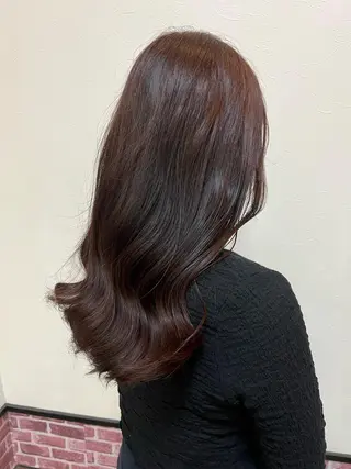 セミロング カラー ヘアアレンジ 亀田 未有のヘアスタイル