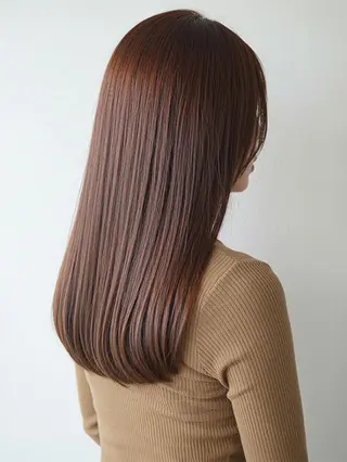 セミロング 浦添 あらさきのヘアスタイル