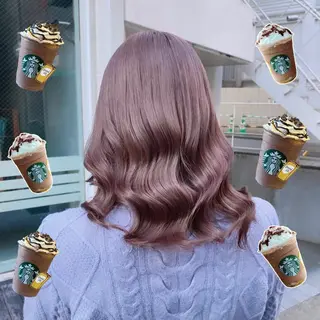 ロング カラー ダブルカラー特化💍 tiam💍韓国ヘアのヘアスタイル