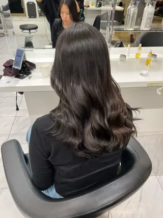ロング カラー ヘアアレンジ 巻きラク♡レイヤー 🦢こころのヘアスタイル