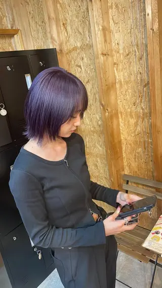 ショート ☘️レイヤー&ボブ× ハイトーン☘️初ボブのヘアスタイル