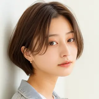 ショート カラー パーマ KAKKY/ショート レイヤー/千種/池下のヘアスタイル