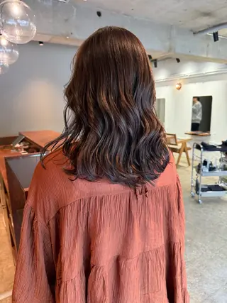 ミディアム カラー みほ/髪質改善/ モード/ニュアンスのヘアスタイル