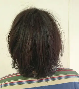 ミディアム カラー 透明感ハイライト◎ 伊藤夏海のヘアスタイル