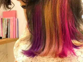 ミディアム カラー 吉岡 三四朗のヘアスタイル
