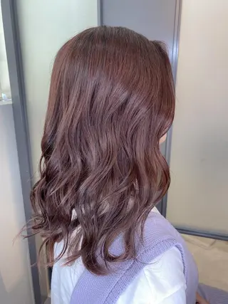 セミロング カラー 【透明感、艶髪】西村 有司のヘアスタイル
