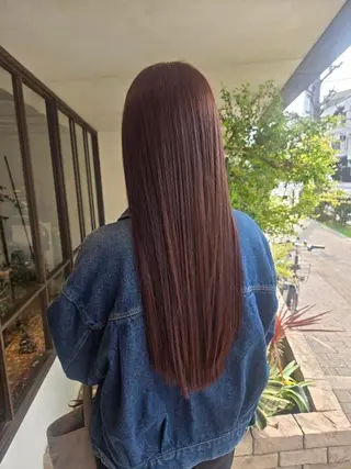 ロング カラー 韓国好き🇰🇷 美容師MIKUのヘアスタイル