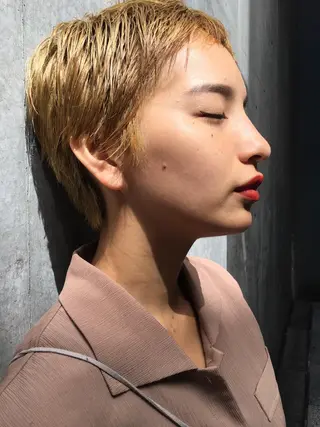ショート カラー “ミニモ最高評価獲得 “代表"Kohei"のヘアスタイル