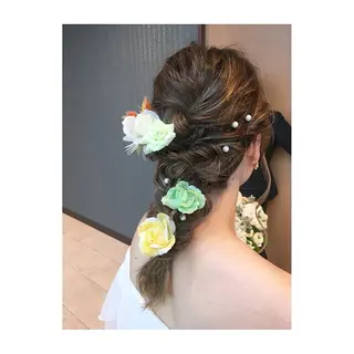 ヘアアレンジ YAP！HAIR トコツメアヤノのヘアスタイル