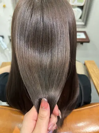 ロング カラー 髪質改善アンジュール かのんのヘアスタイル