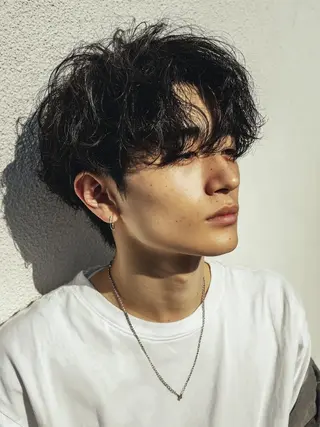 ショート ❄️透明感カラー❄️ メンズ✂️TOWAのヘアスタイル