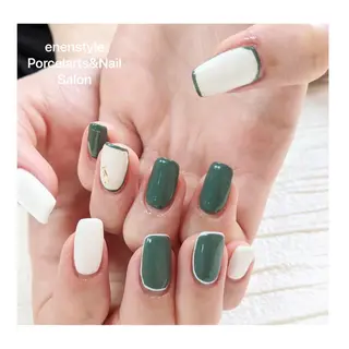 ミディアム ネイル 👑enen style👑のネイルデザイン