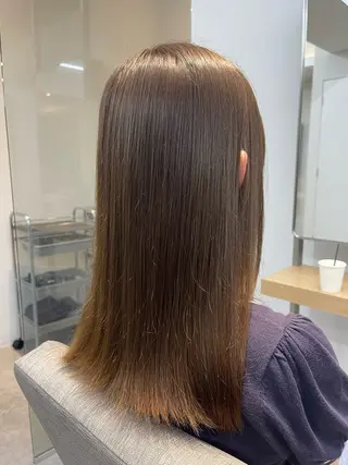 セミロング カラー 綱島/髪質改善 /艶髪/ルキヤ‎‎のヘアスタイル