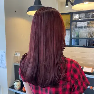 ロング カラー スナコザワ レナのヘアスタイル