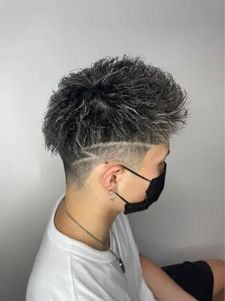 パーマ men'slapis YUTOのヘアスタイル