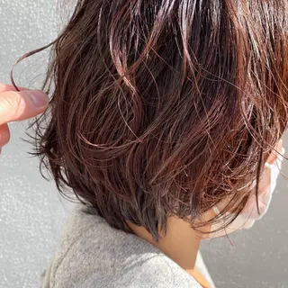 ショート パーマ 落合 優樹のヘアスタイル