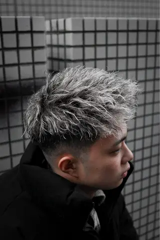 ショート カラー パーマ メンズ 💈men's💈 satoru中目黒のヘアスタイル