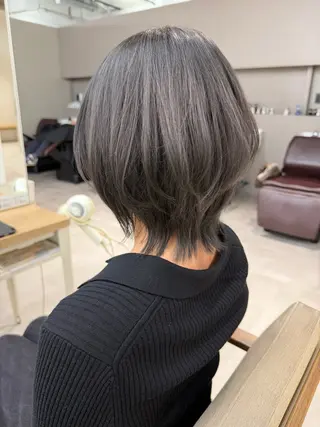ミディアム レイヤー／大宮／韓国 🤍AYA🤍のヘアスタイル