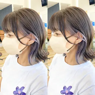 ショート ケアブリーチ 黒瀬有汰のヘアスタイル