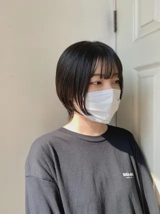 ミディアム カラー 🍑もも 🍑のヘアスタイル