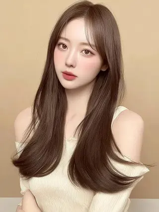 ロング ハイトーン/デザイン カラー/るいのヘアスタイル