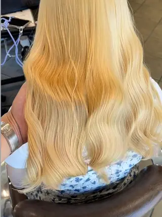 カラー ロング デザインカラーEir 茶屋町/田村のヘアスタイル