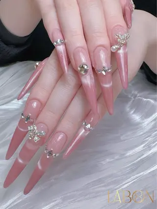 ロング Hana✴︎ Labon Artのネイルデザイン