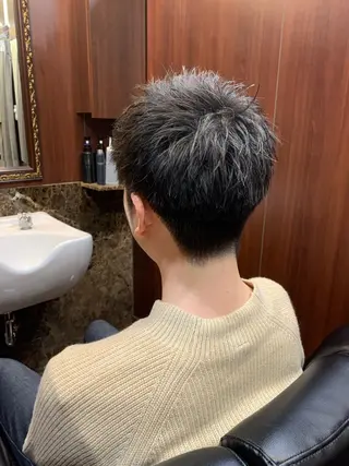 ショート メンズ 羽木 隆徒のヘアスタイル