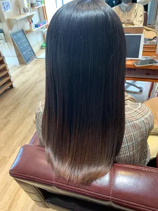 セミロング 髪質改善/美髪のプ口 中島みきのヘアスタイル