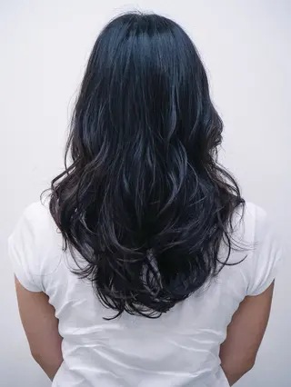 セミロング パーマ パーマ特化 フシキサトシのヘアスタイル