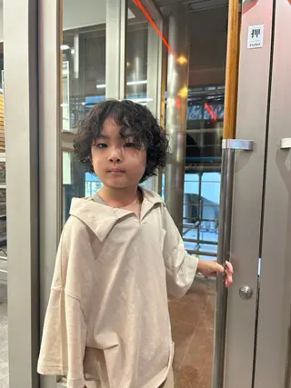 パーマ メンズ キッズ パーマ支持率No.1 ❤️‍🔥安成弾のヘアスタイル