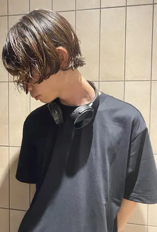 ショート カラー パーマ CEINE PATHのヘアスタイル