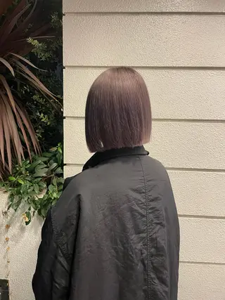 ミディアム une所属・kunimi harukaのヘアスタイル