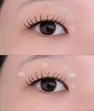 マツエク・マツパ meRK manamiのマツエク・マツパデザイン