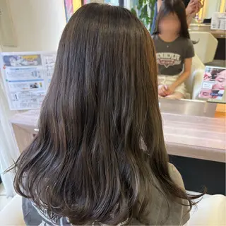 セミロング カラー 透明感カラー🌿‬ /Hikariのヘアスタイル